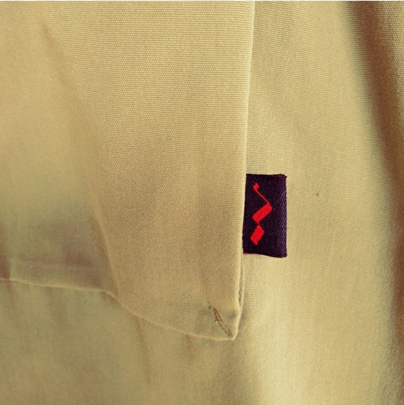 L L Bean Outdoors Button Shirt Olive Drab Med - Picture 6 of 7